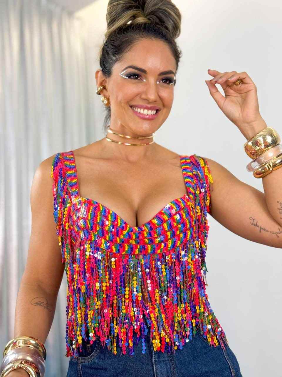 Blusa Frevo com Franjas - Compre 1 Leve 2