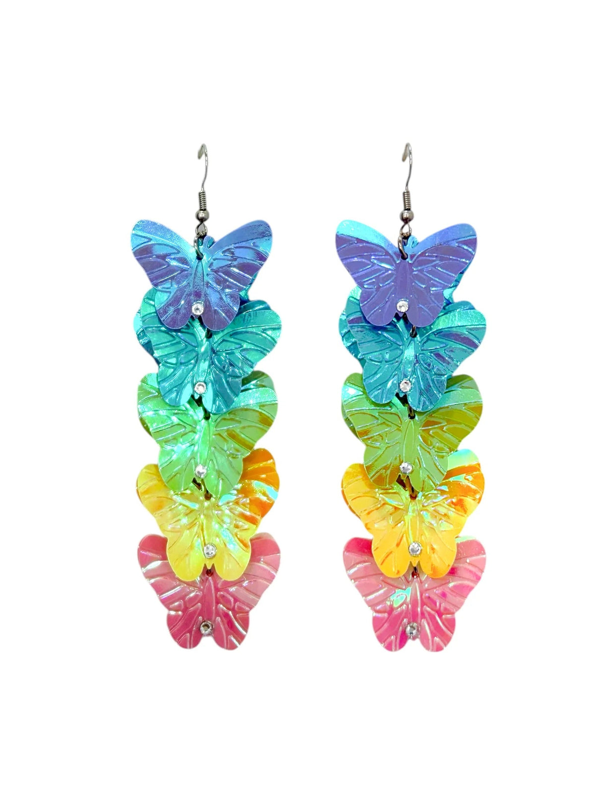 Brinco Paetê Borboletas