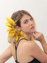 Ear Cuff Solar Amarelo