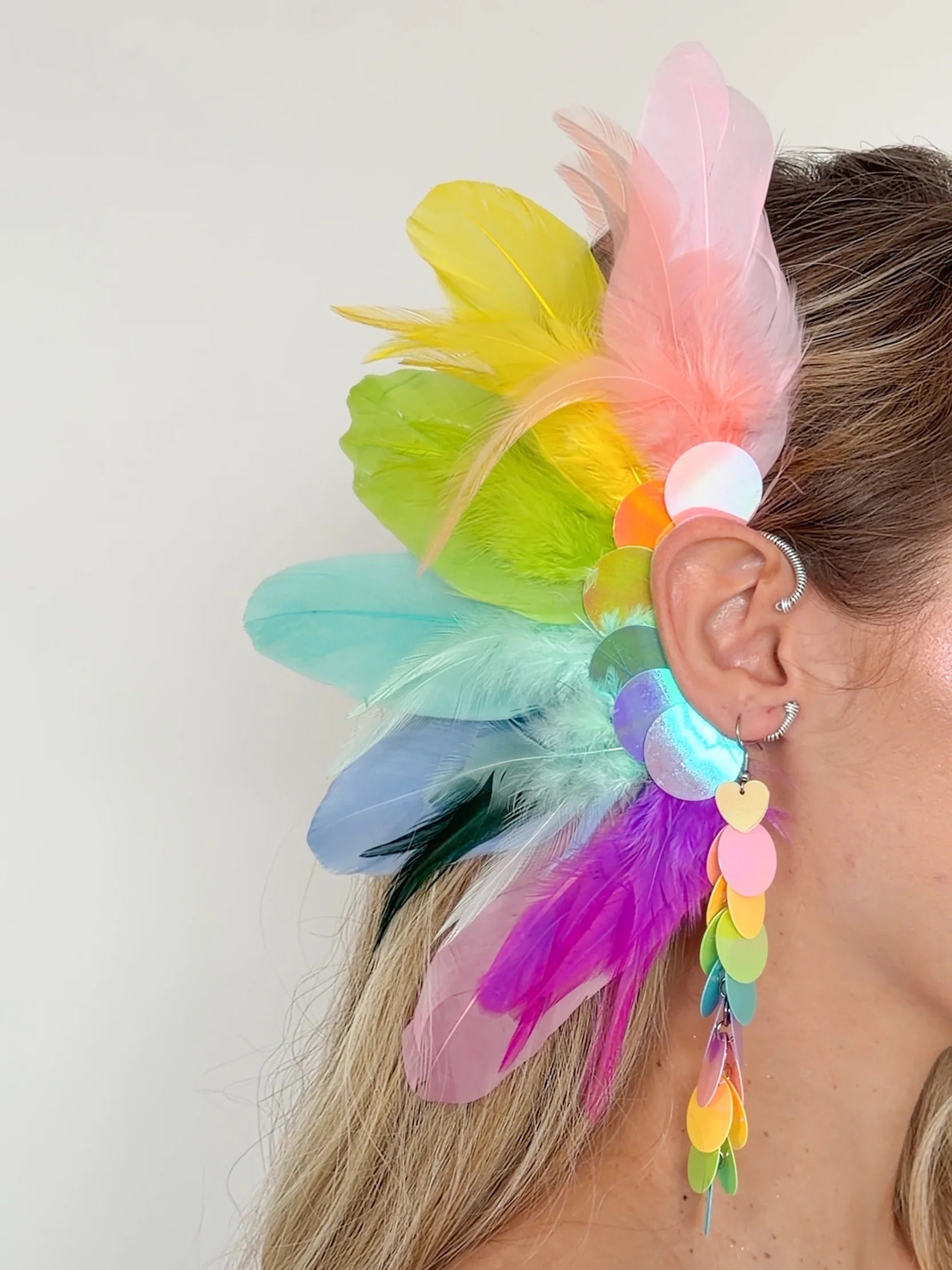 Ear Cuff Colorido Candy