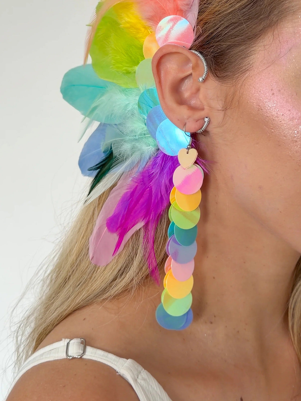 Brinco de Carnaval Paetê Disco Candy