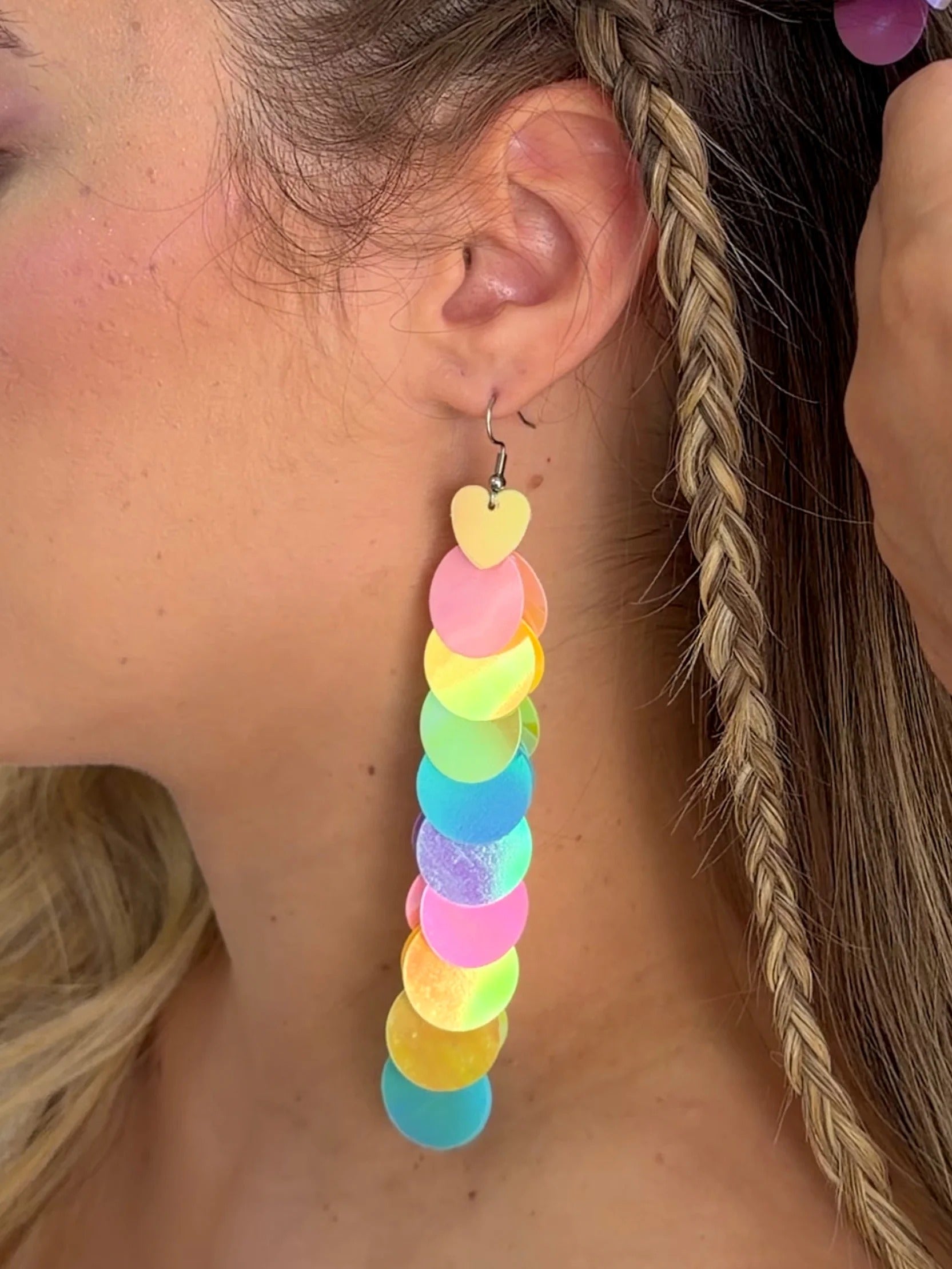 Brinco de Carnaval Paetê Disco Candy