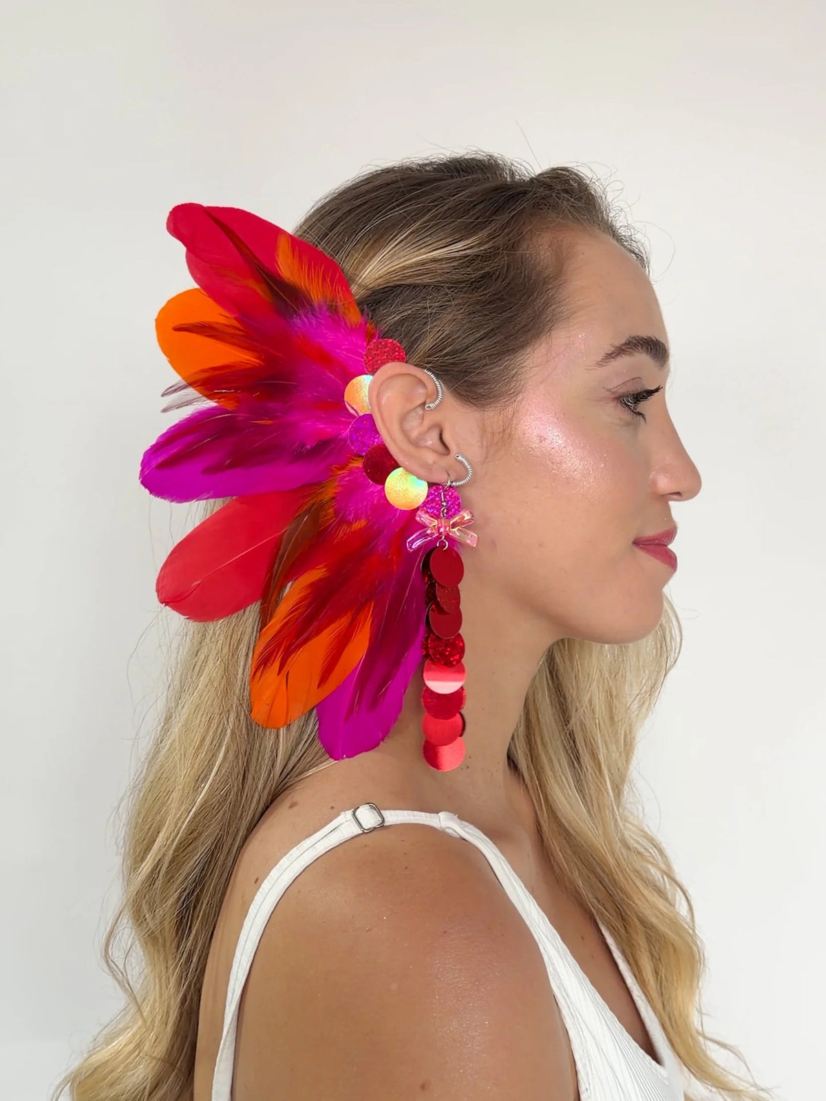 Ear Cuff Chama Carnaval