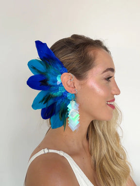 Ear Cuff Azul Perfeito