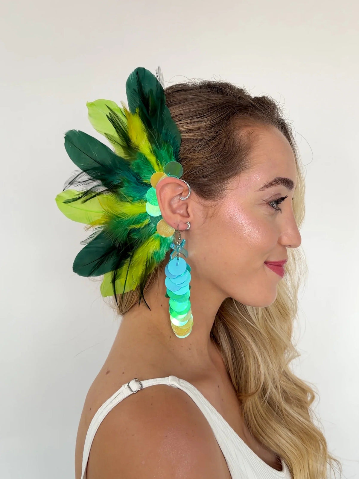 Ear Cuff Verde da Alegria