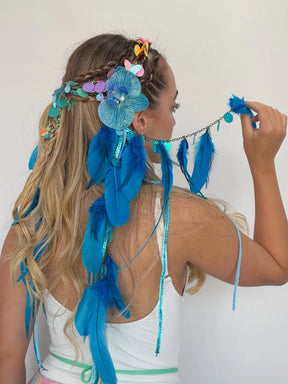 Bico de Pato Flores Esplendor Azul