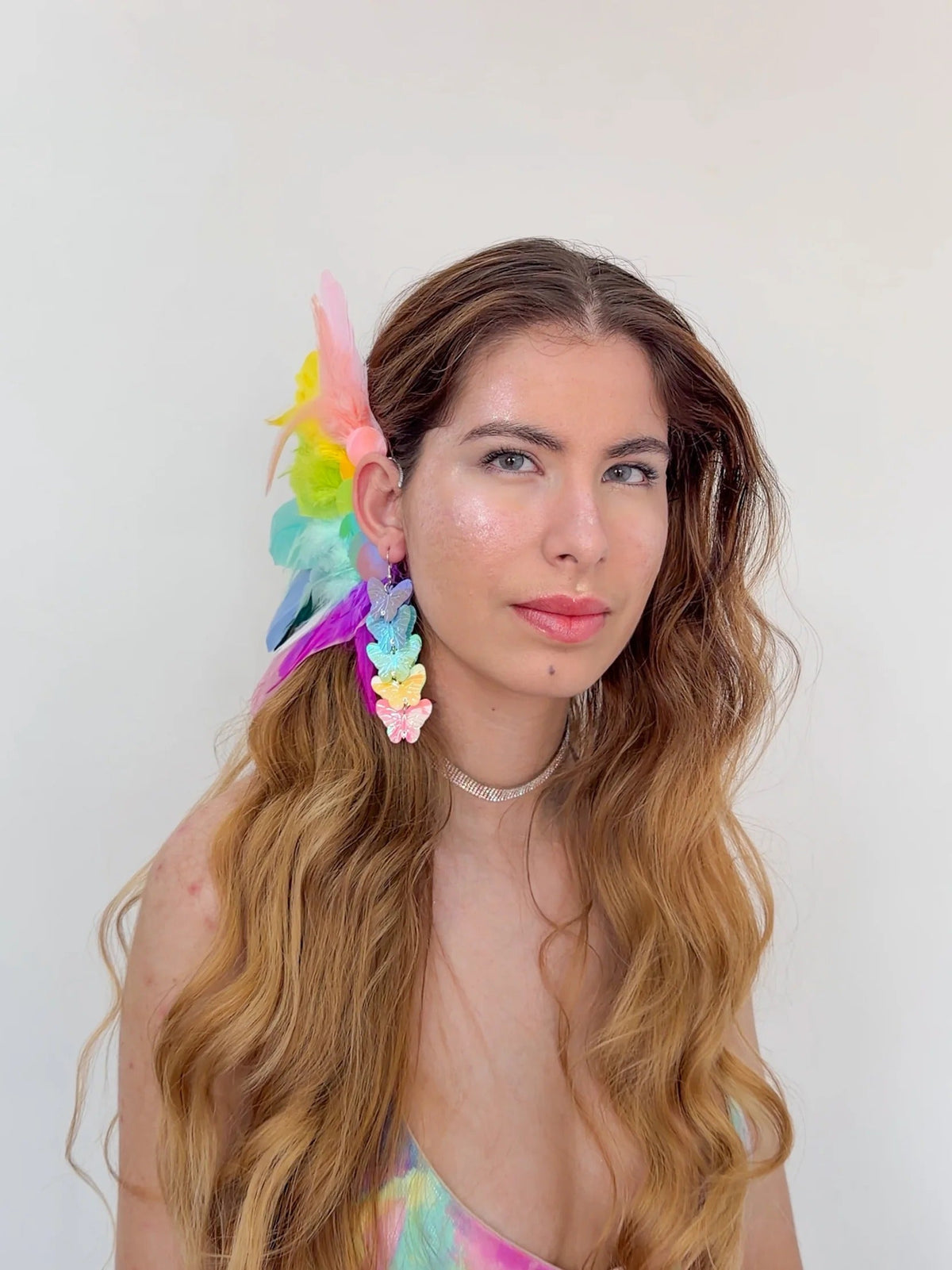 Brinco Paetê Borboletas