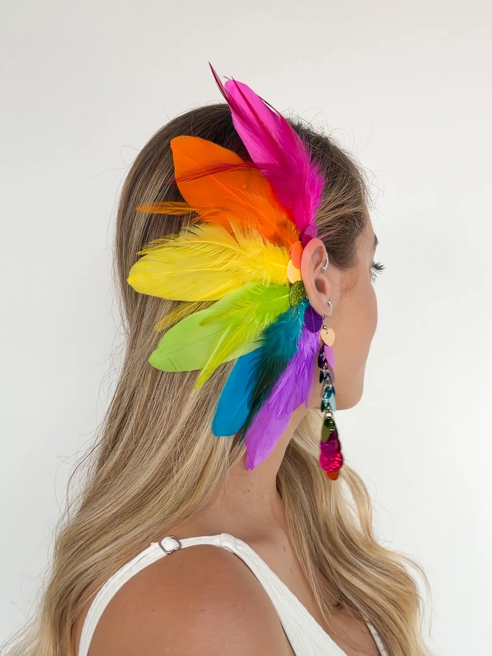 Ear Cuff Neon Colorido